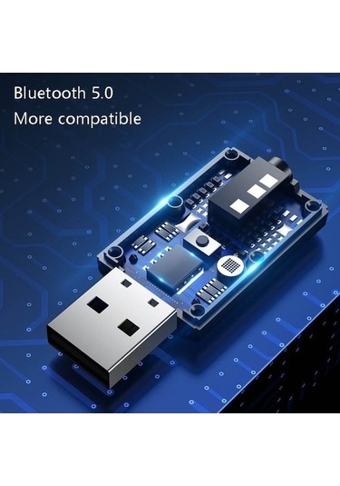 Pazly Ve T7 Bluetooth 5.0 Araç Adaptörü - Kablosuz 4'ü 1 Arada Ev & Araç İçin