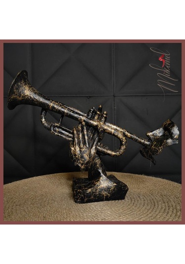 Trompet Heykel Üfleme Figür Dekoratif Obje Ve Biblo Dekorasyon 1