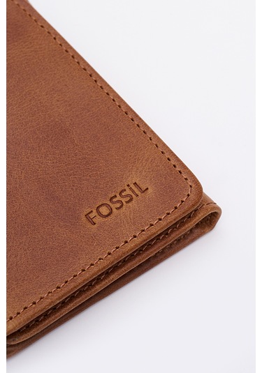 Fossil Hakiki Gerçek Deri Erkek Kartlık Cüzdan Crazy Taba 8112 Taba