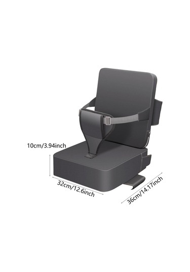 Suntek Yemek Masası Için Yükseltici Koltuk 32cmx36cmx10cm-koyu-gri