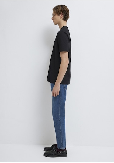 Mavi - Mavi Jeans Baskılı Siyah Tişört 0613348-900