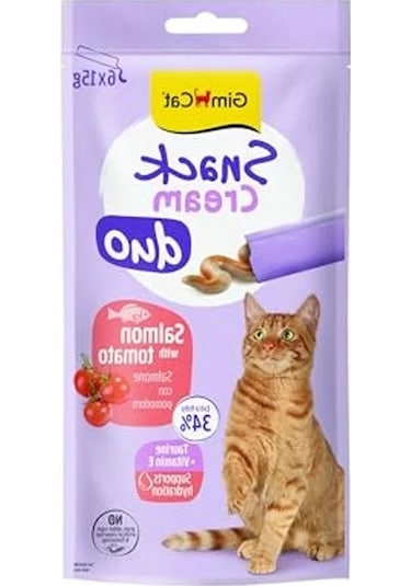 Tuna Aromalı 6 Adet Kedi Ödül Krema, 15 G Paketler