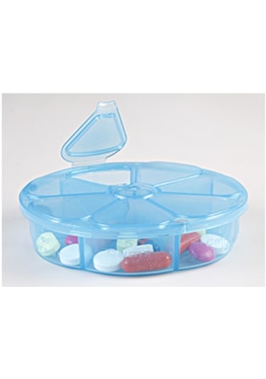 Çok Amaçlı Yuvarlak İlaç Saklama Kutusu