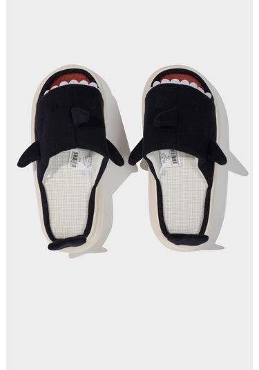 DeFacto Erkek Hayvan Figürlü Düz Taban Ev Terliği E2291AX24WNNV71