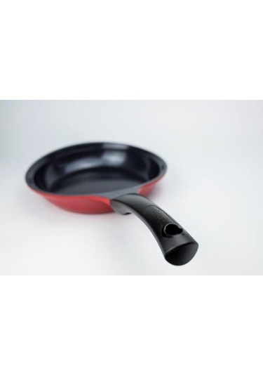PRİMANOVA ANTHONY ALÜMİNYUM KIZARTMA TAVASI 28CM KIRMIZI