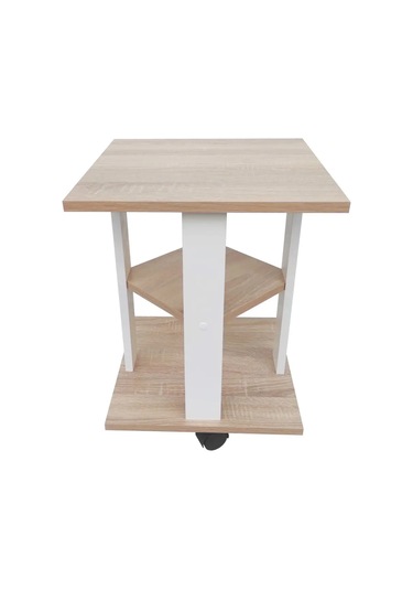 El-ma Kare Şekilinde Kafe Tabletı 137689413 Sombra Meşe