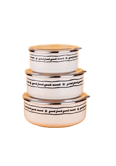 Emaylab Mood Emaye Saklama Kabı Seti