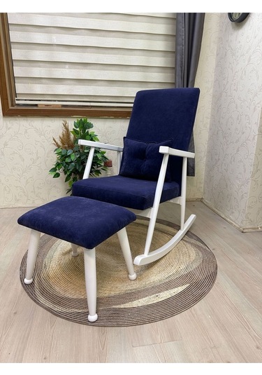 Asedia Trend Lake Lacivert Sallanan Sandalye