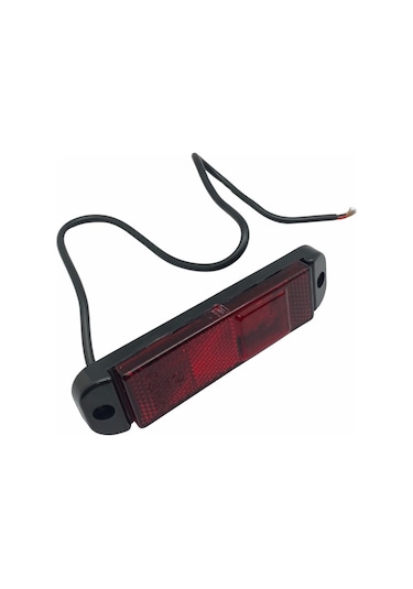 12v-24v Yan Sinyal Lambası 3 Ledli Crone Tipi Kırmızı Ym