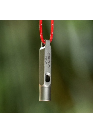 Dancemonkey Titanyum Kamp Düdüğü - Acil Durum & Outdoor Kullanım İçin Çok Renkli Çok Renkli