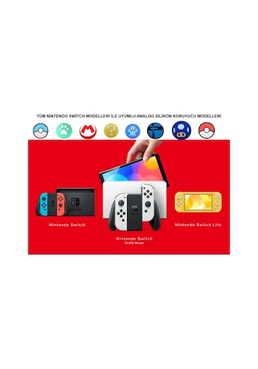 Mario Ps4/ps5 Game Pad Uyumlu Analog Yükseltici Kontrol Kiti Mavi