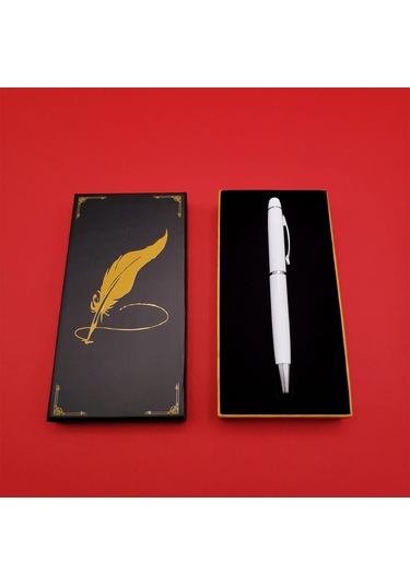 Tükenmez Beyaz Kalem Çok Renkli