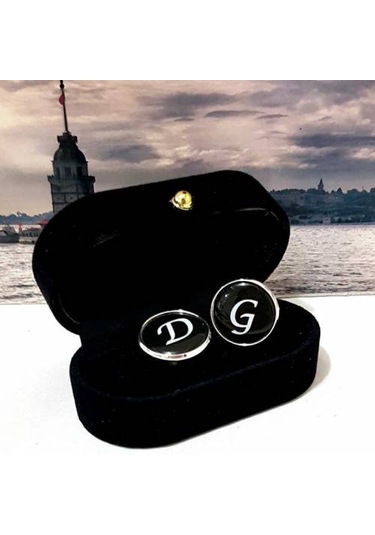 Damatlık Harfli Kol Düğmesi Babalar Günü Kol Düğmesi