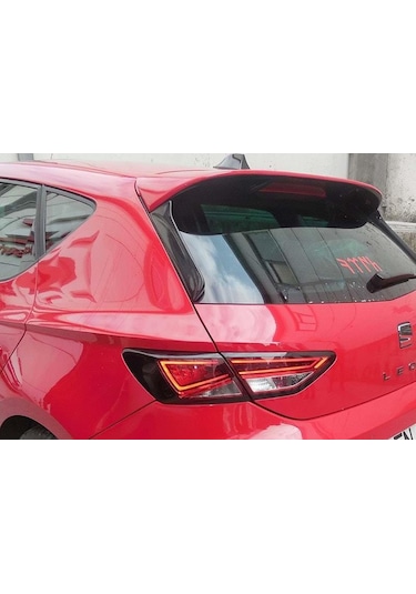 Ebal Otomotiv Seat Leon Mk3 Spoiler Cam Kenar Çıtası FR Boyasız ABS 2012-2020