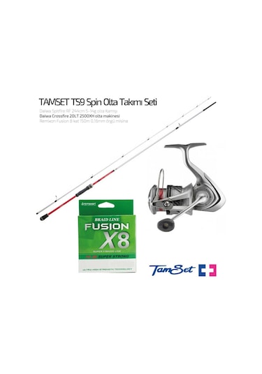 Tamset Crossfire 2500xh Spitfire Rf 244cm 5-14g Spin Olta Seti Ts9