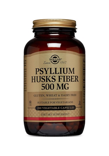 Solgar Psyllium Husks Fibre 500 MG 200 Kapsül