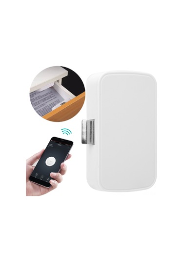 Geeroyoo Tuya Uygulama İle Bluetooth Gizli Dolap Kilit - Keşifli Kurulum, Uzaktan Yetkilendirme Ve Açma Kayıtları Pil Yok - T1 Modeli