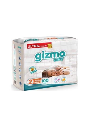 Bebek Bezi Ultra Eco Paket 2 Numara Mini 100 Adet