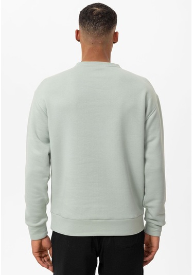 Seppe Erkek Basic Sweatshirt Buz Yeşili