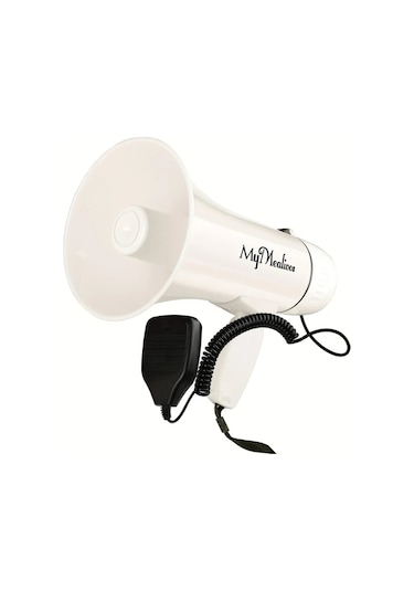 Willowhaven Lm Beyaz 35w Taşınabilir Pa Hoparlör Siren Usb Kayıt Spor Ve Açık Hava