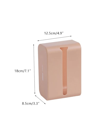 Yeşil Duvara Monte Doku Kutusu Yan Yönlü Açık Tip Kağıt Tutucu Ofis Peçete Konteyner Bebek Mendili Kağıt Saklama Kutusu Doku Organizatör