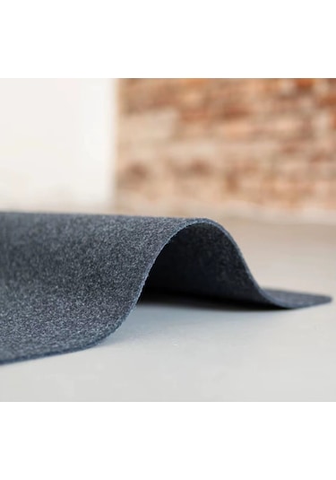 Büyük Keçe Sümen Oyun Mouse Pad Klavye Mat Masa Koruyucu 3mm Antrasit Renk