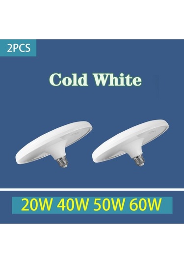 Canmeıjıa Süper Parlak Ufo Led Ampul E27 220v 20w 40w 50w 60w Enerji Tasarruflu Ufo Işık Tavan Işıkları Mutfak Oturma Odası İçin 50w 2pcs