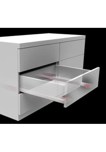 Samet Smart Slide Tek Açılım Frenli Ray 450 Mm (493072640)