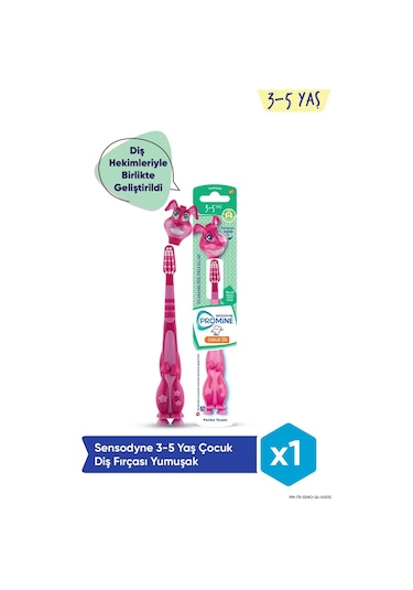 Sensodyne Promine 3-5 Yaş Çocuk Tavşan Karakterli Yumuşak Diş Fırçası