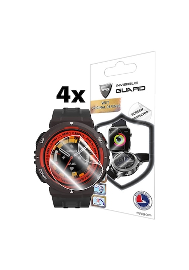 Amazfit Active Edge İle Uyumlu Ipg Ekran Koruyucu 4 Adet