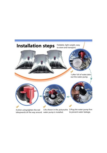 Prestigegoods Outdoor Kampçılık Piknik Yalıtımlı 5l Su Çantası Teneke Folyo Sıcak Tutar Altın