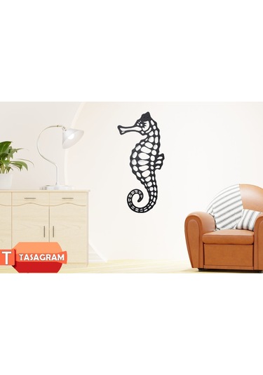 Seahorse Lazer Kesim Metal Tablo