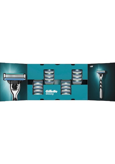 Gillette Mach3 Yedek Tıraş Bıçağı 18 Adet Karton Paket
