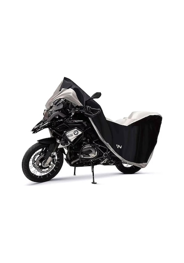 Motorcycle Cover Rebelhorn Cover Iı Black/sılver