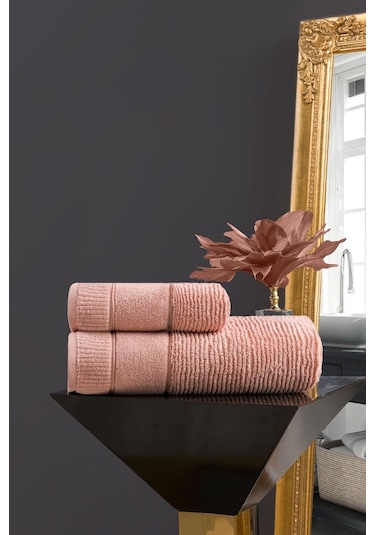 Varol Venedik Micro Cotton Banyo Havlusu 90x150cm Somon-90x150cm Somon