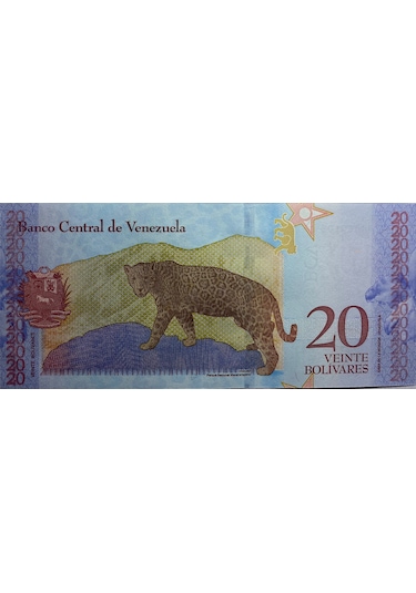 Emir Collectıon Venezuela 2018 Yılı 20 Bolivares Çil Unc Koleksiyon Para