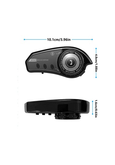 Işıklı 800ma Akülü Motosiklet Kulaklığı, Bluetooth 5.0 Çözümü