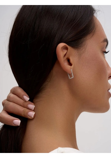 Zoloto Russkih Küpe Kango Gümüş 925 Dikdörtgen Mücevher 210393434 Diğer