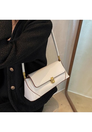 Novahub Vintage Üst Sınıf 2024 Kadın Koltuk Altı Çantası: Kahverengi French Niche Baget Omuz Çantası, Modern Zarafet İçin Mükemmel Seçim Kahverengi