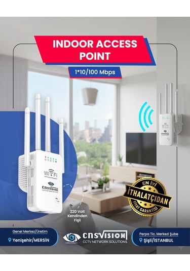 Wifi Repeater Access Point İç Ortam Ev&ofis Tipi