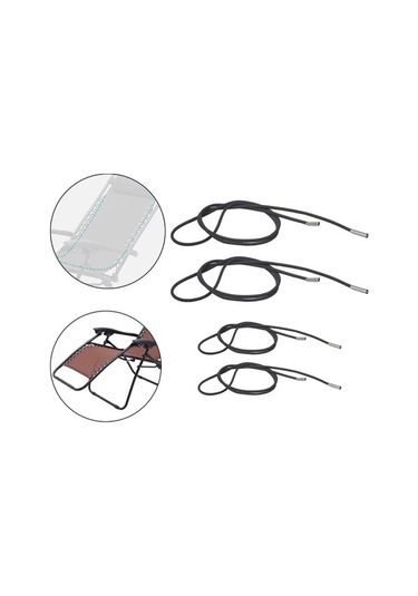 Trendooze Homyl Katlanır Sandalye Bungee Kordonu, Siyah, Yerçekimi Etkisiyle Keyif Siyah