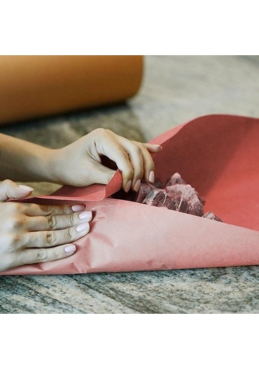 Xindoker Pembe Desenli Güvenli Kağıt, Yağsız Pişirme Ve Paketleme İçin Pratik Et/meat Kağıdı, Dayanıklı Ve Lezzeti Etkilemez