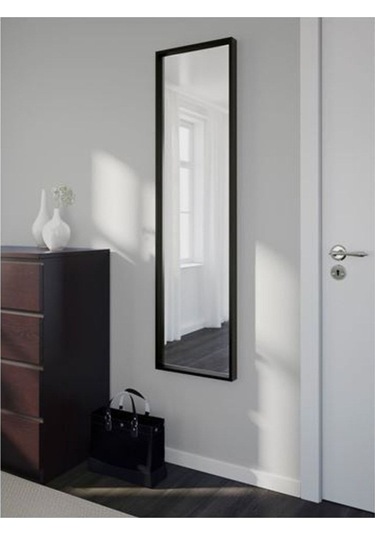 Nıssedal Ayna, Siyah Çerçeveli Boy Aynası 40x150 Cm Siyah