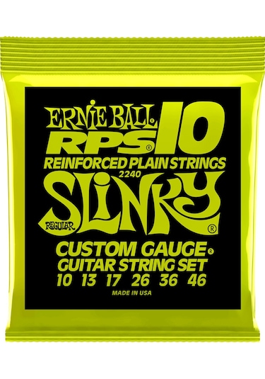 Ernie Ball 2240 RPS-10 Regular Slinky Nickel Elektro Gitar Teli (10-46)