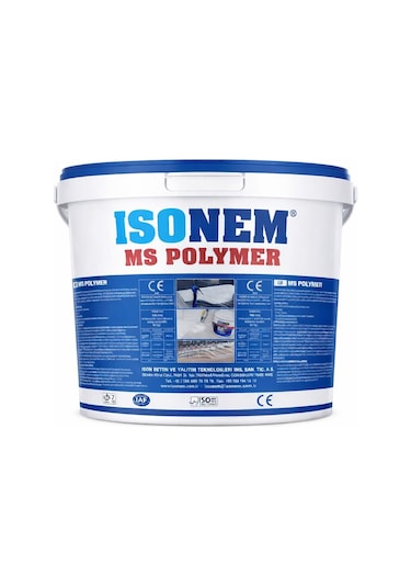 İsonem Ms Polymer %300 Elastik Su Yalıtım Boyası 10 Kg Beyaz