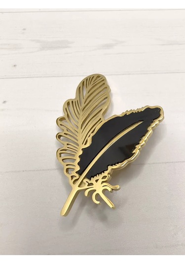 Re Chic Sh Broş "şairin Tüyü" 228788289 Altın Rengi