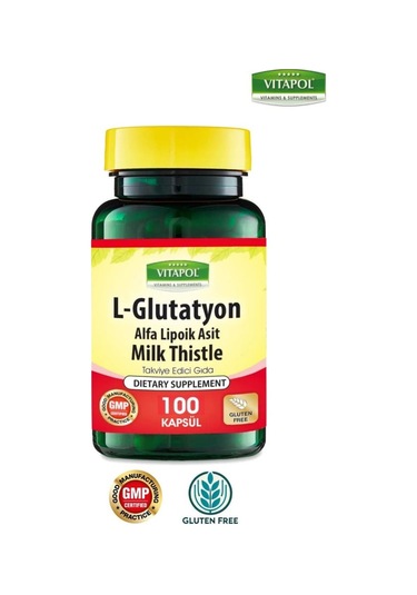Vitapol L-Glutatyon Alfa Lipoik Asit Milk Thistle 100 Kapsül
