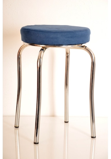 6 Lı Renkli Tay Tüyü-2 Ahtapot Tabure Mutfak Taburesi Demir Tabur