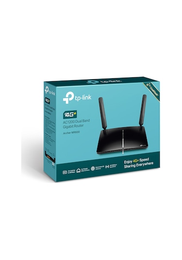 TP-Link Archer MR600 4G+ Cat6 1200 Mbps 5 Ghz Dual Band Kablosuz Router
