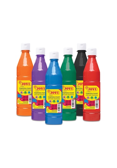 Jovı 506 Guaj Boya 500ml Açık Mavi Çok Renkli